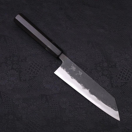 Bunka Blue Super Kurouchi Buffalo Ebony Handle 165mm