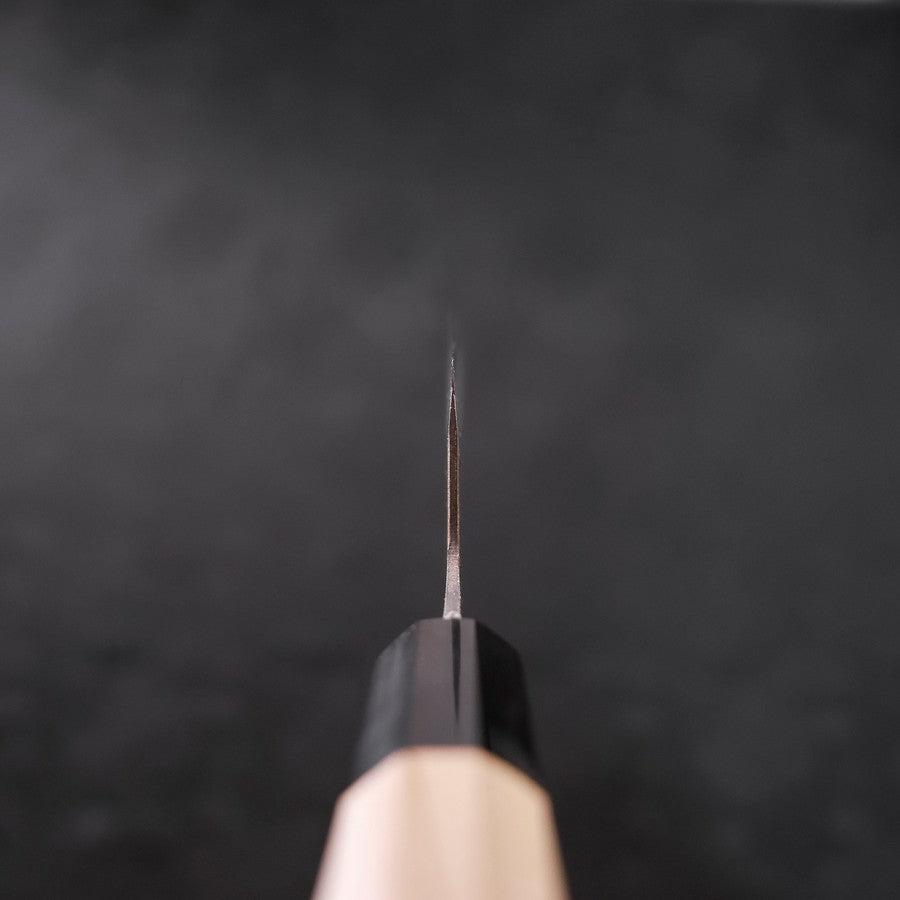 Bunka Blue Steel #1 Kurouchi Stainless Clad Buffalo Magnolia Handle 190mm