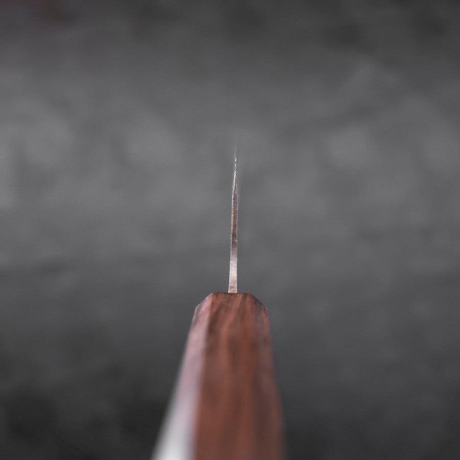 Bunka Blue Steel #1 Kurouchi Stainless Clad Ebony Handle 190mm