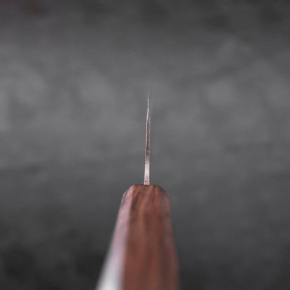 Bunka Blue Steel #1 Kurouchi Stainless Clad Ebony Handle 190mm