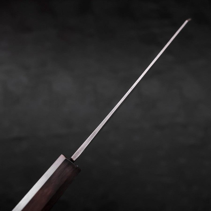 Bunka Blue Steel #1 Kurouchi Stainless Clad Ebony Handle 190mm