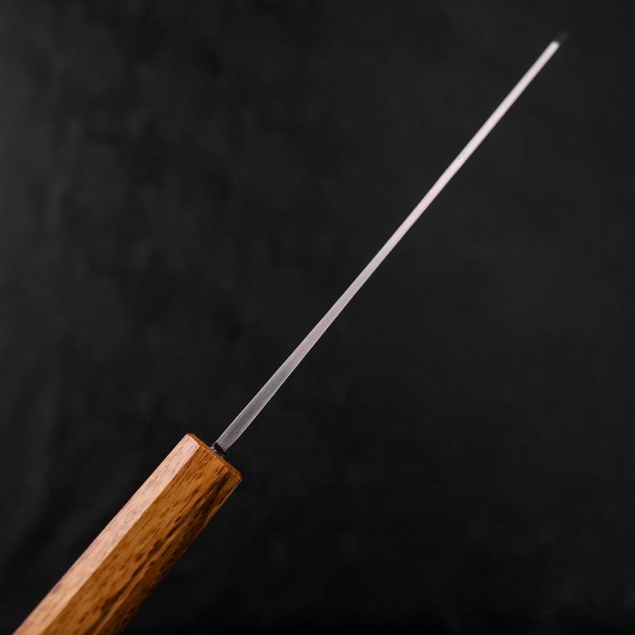 Bunka Blue Steel #1 Kurouchi Stainless Clad Oak Handle 190mm