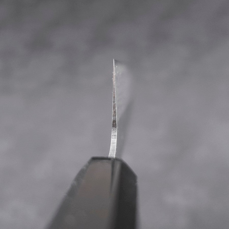 Bunka Blue Steel #2 Damascus Buffalo Ebony Handle 165mm