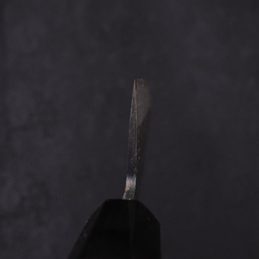 Bunka Blue Steel #2 Kurouchi Chokin Nami-Fuji Buffalo Ebony Handle 175mm