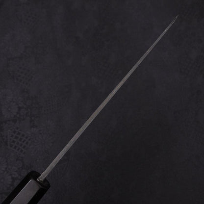 Bunka Blue Steel #2 Kurouchi Chokin Nami-Fuji Buffalo Ebony Handle 175mm