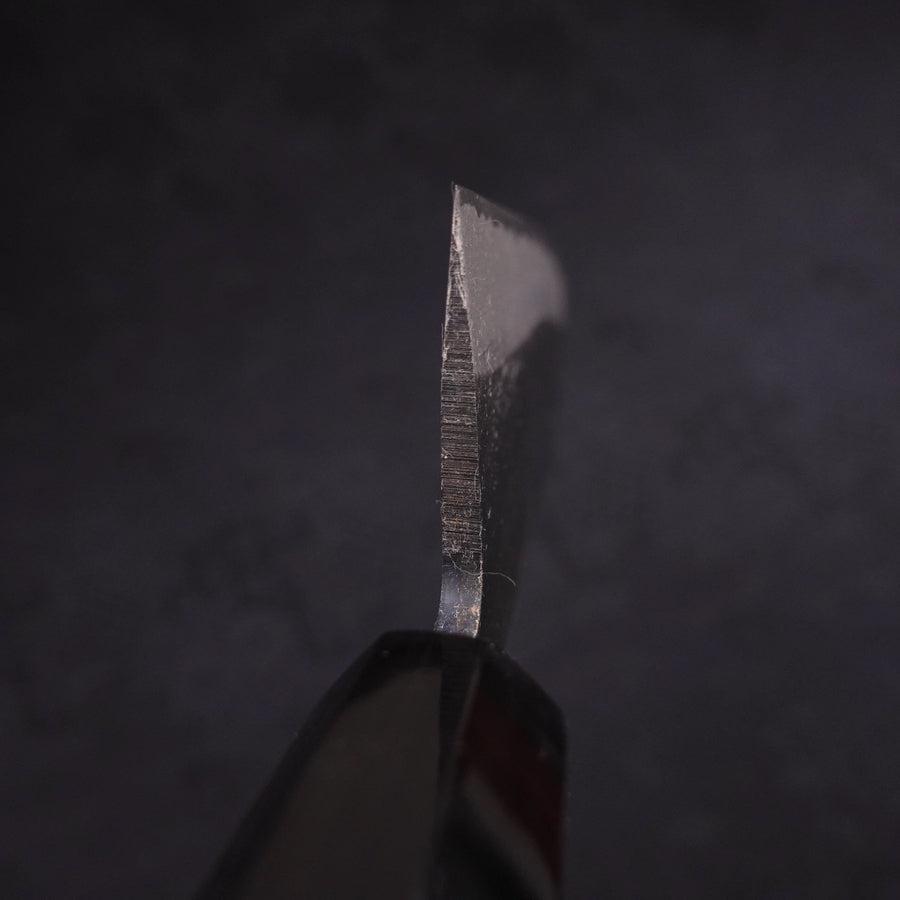 Bunka Blue Steel #2 Kurouchi Chokin Samurai Full Moon Buffalo Ebony Handle 175mm