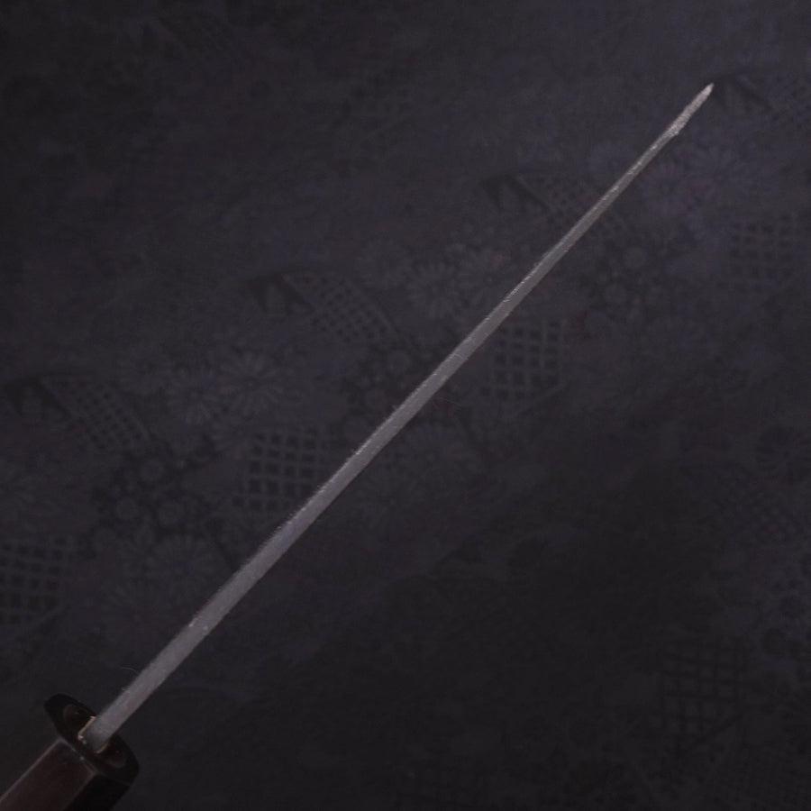 Bunka Blue Steel #2 Kurouchi Chokin Samurai Full Moon Buffalo Ebony Handle 175mm