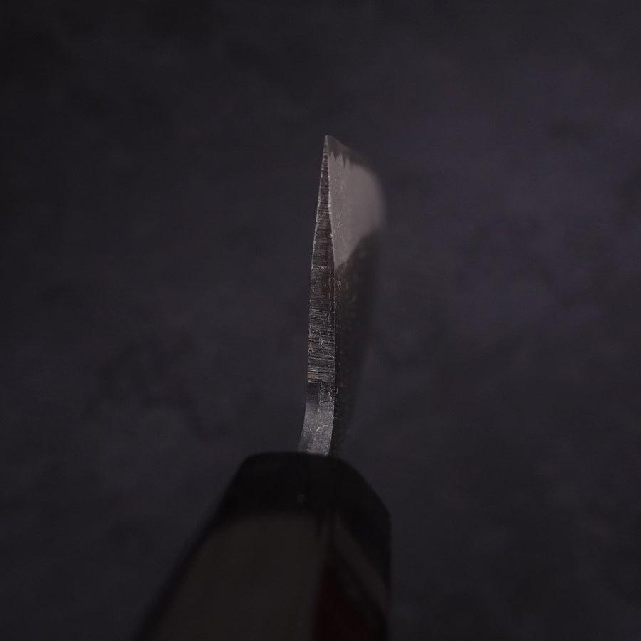 Bunka Blue Steel #2 Kurouchi Chokin Samurai New Moon Buffalo Ebony Handle 175mm