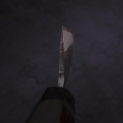 Bunka Blue Steel #2 Kurouchi Chokin Samurai New Moon Buffalo Ebony Handle 175mm