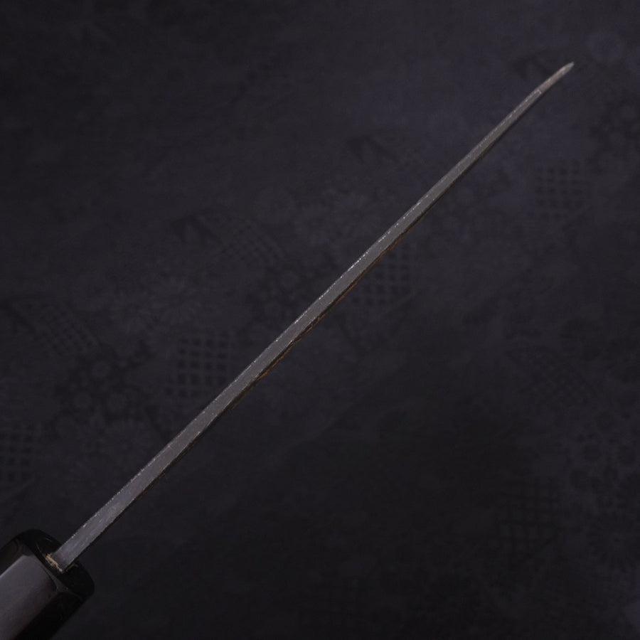 Bunka Blue Steel #2 Kurouchi Chokin Samurai New Moon Buffalo Ebony Handle 175mm