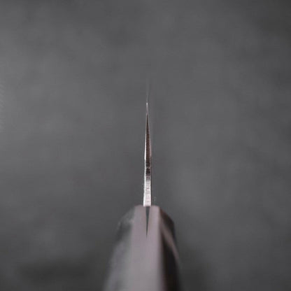 Bunka Blue Steel #2 Kurouchi Damascus Buffalo Ebony Handle 165mm