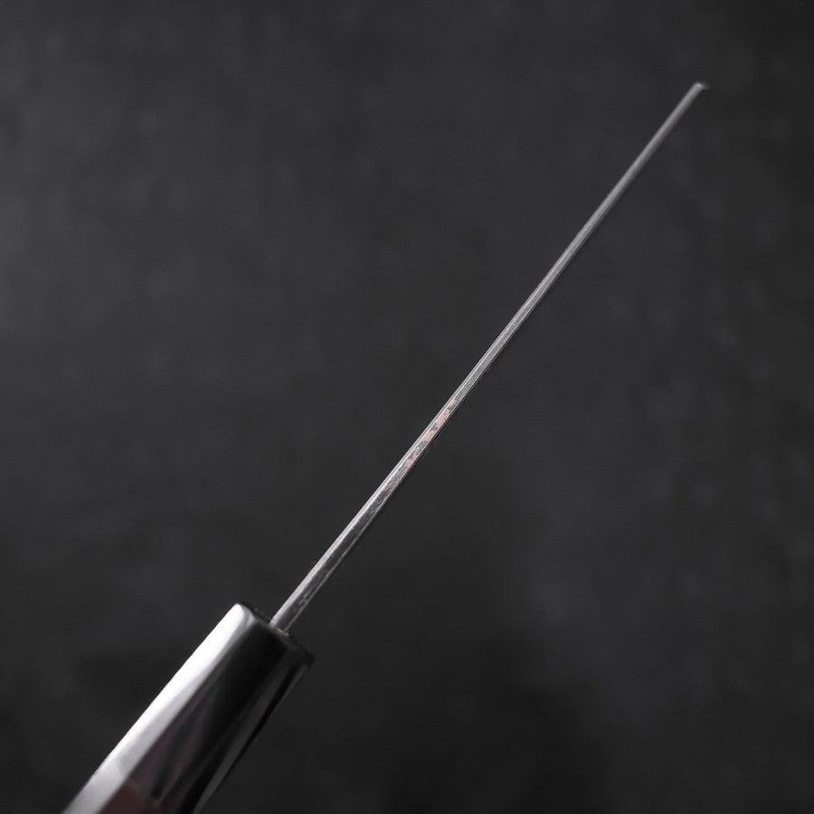 Bunka Blue Steel #2 Kurouchi Damascus Buffalo Ebony Handle 165mm