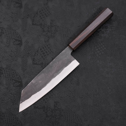 Bunka Blue Steel #2 Kurouchi Ebony Handle 165mm