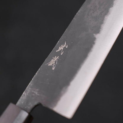 Bunka Blue Steel #2 Kurouchi Ebony Handle 165mm