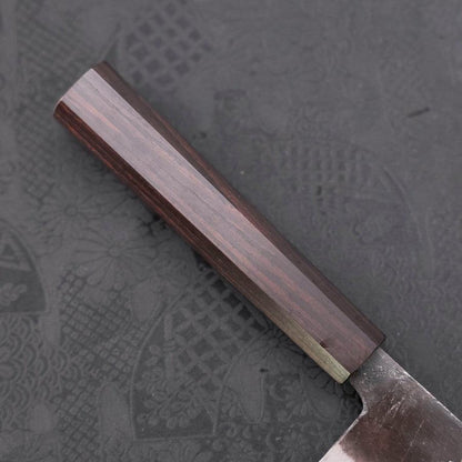 Bunka Blue Steel #2 Kurouchi Ebony Handle 165mm