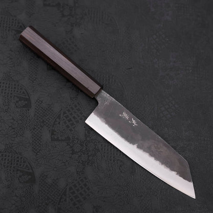 Bunka Blue Steel #2 Kurouchi Ebony Handle 165mm