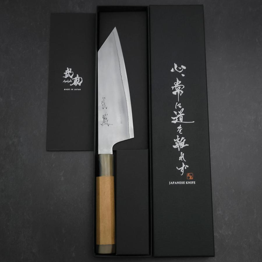 Bunka HAP-40 Bokashi Double Buffalo Capped Magnolia Handle 165mm