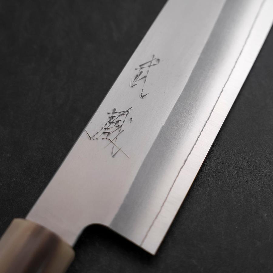 Bunka HAP-40 Polished Double Buffalo Capped Magnolia Handle 165mm
