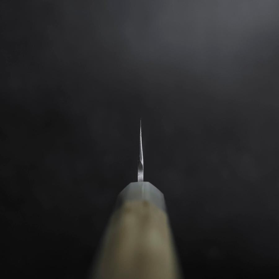 Bunka HAP-40 Polished Double Buffalo Capped Magnolia Handle 165mm