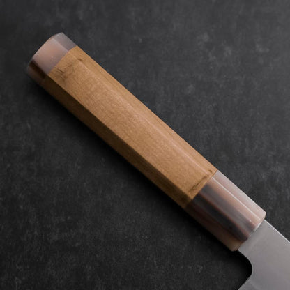 Bunka HAP-40 Polished Double Buffalo Capped Magnolia Handle 165mm