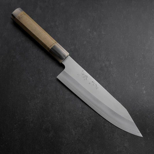 Bunka HAP-40 Polished Double Buffalo Capped Magnolia Handle 165mm