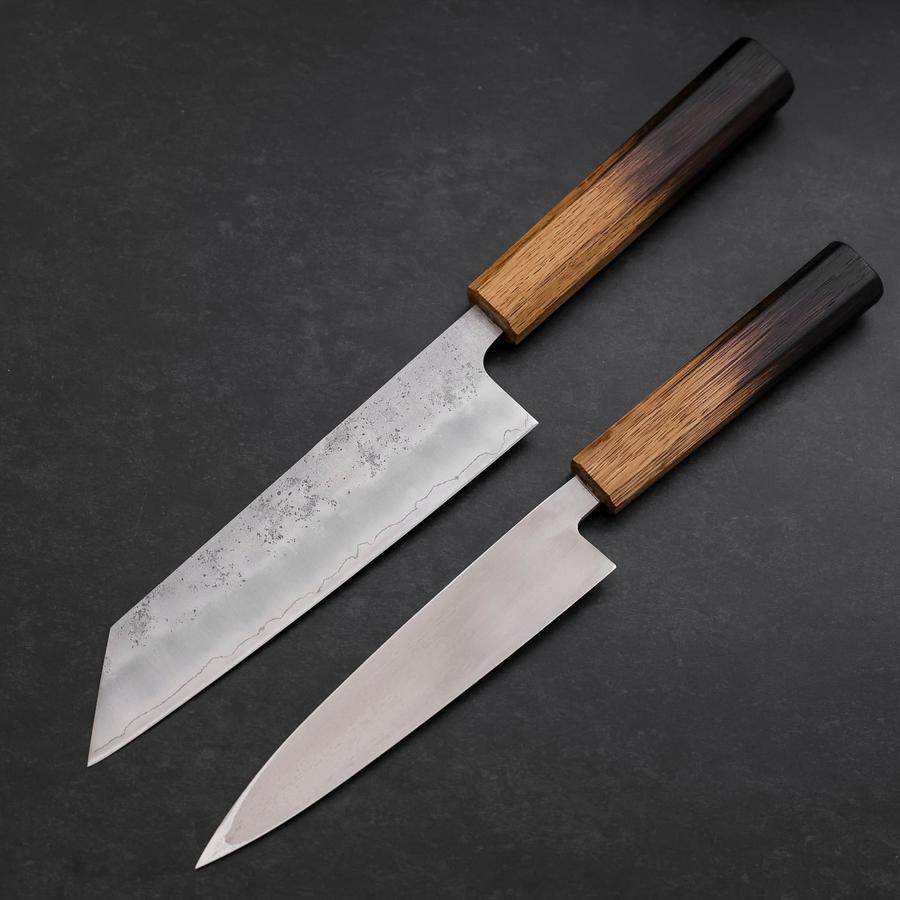 Bunka & Kaisaki Silver Steel #3 Vg-10 Nashiji Yaki Urushi Handle Sakura Set