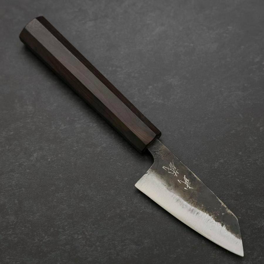 Bunka & Kobunka Blue Steel #2 Kurouchi Ebony Handle Sakura Set