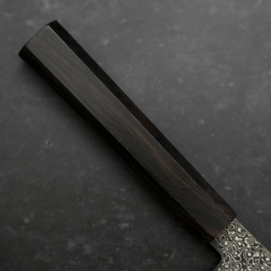 Bunka SG-2 Black Nickel Damascus Ebony Handle 180mm