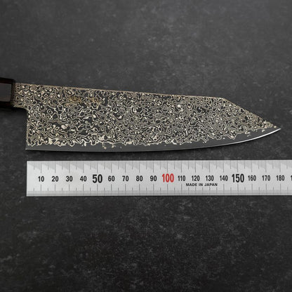 Bunka SG-2 Black Nickel Damascus Ebony Handle 180mm