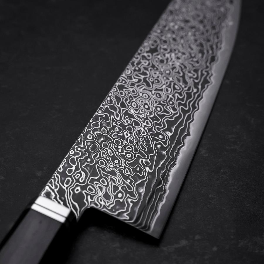 Bunka SG-2 Kurozome Damascus Ebony Handle 180mm