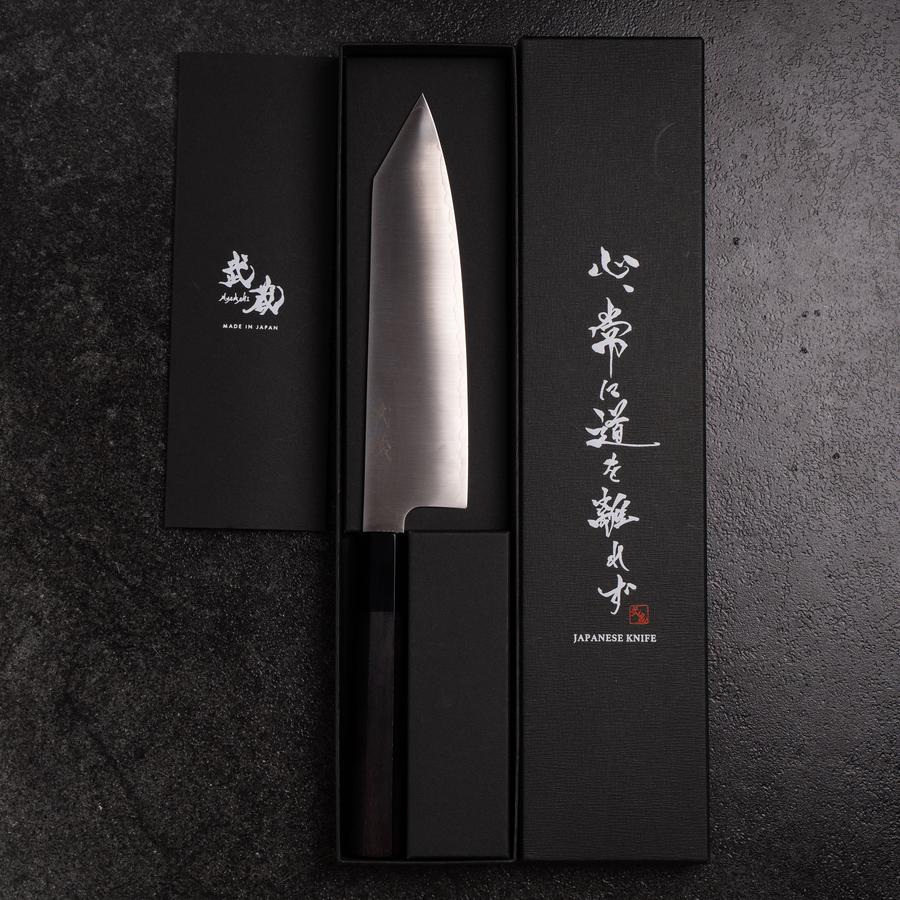 Bunka SG-2 Polished Buffalo Ebony Handle 180mm (7”)-[Musashi]-[Japanese-Kitchen-Knives]