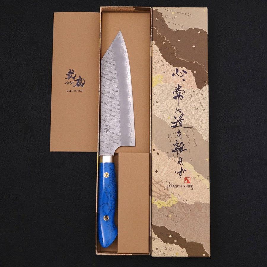 Bunka SG-2 Tsuchime Turquoise Blue Handle 170mm