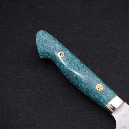 Bunka SG-2 Tsuchime Turquoise Green Handle 170mm