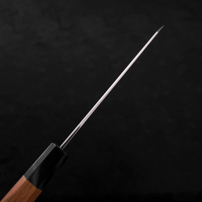 Bunka Silver Steel #3 Damascus Buffalo Teak Handle 180mm