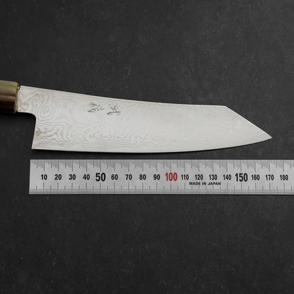 Bunka Silver Steel #3 Damascus Buffalo Turquoise Handle 180mm