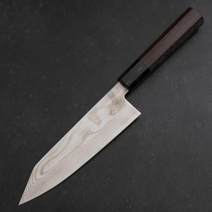 Bunka Silver Steel #3 Damascus Buffalo Wenge Handle 170mm