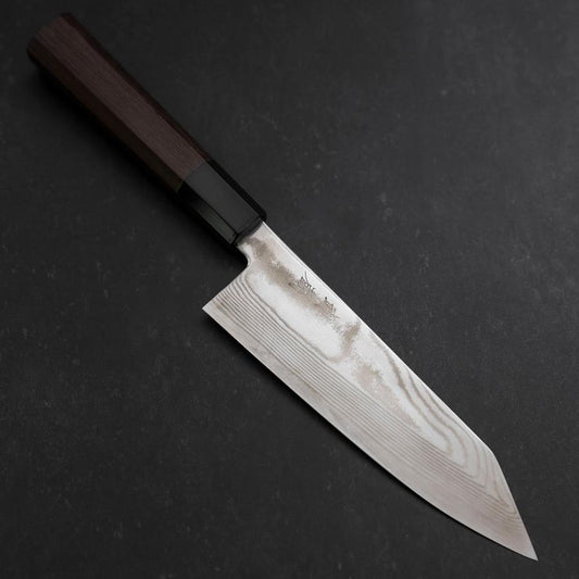 Bunka Silver Steel #3 Damascus Buffalo Wenge Handle 170mm
