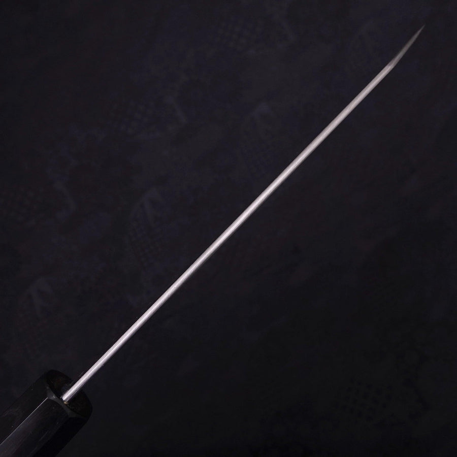 Bunka Silver Steel #3 Nickel Damascus Buffalo Ebony Handle 170mm