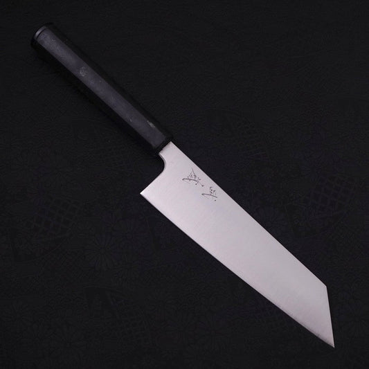 Bunka Silver Steel #3 Polished Ocean Black Handle 170mm