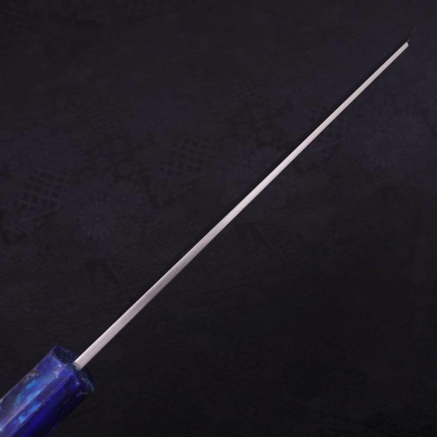 Bunka Silver Steel #3 Polished Ocean Blue Handle 170mm
