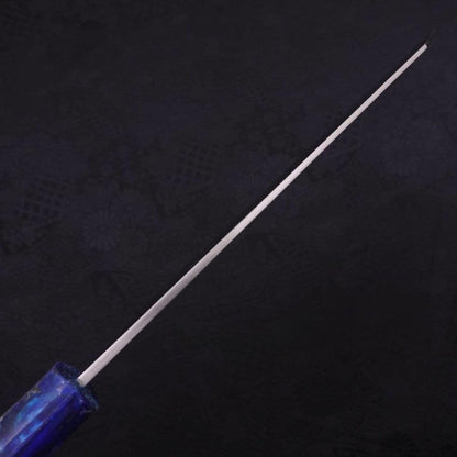 Bunka Silver Steel #3 Polished Ocean Blue Handle 170mm