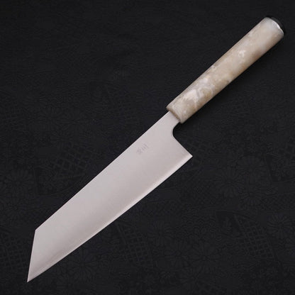 Bunka Silver Steel #3 Polished Ocean White Handle 170mm