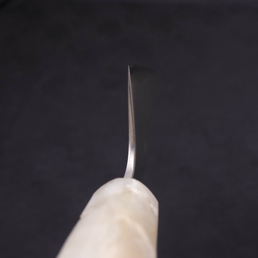 Bunka Silver Steel #3 Polished Ocean White Handle 170mm