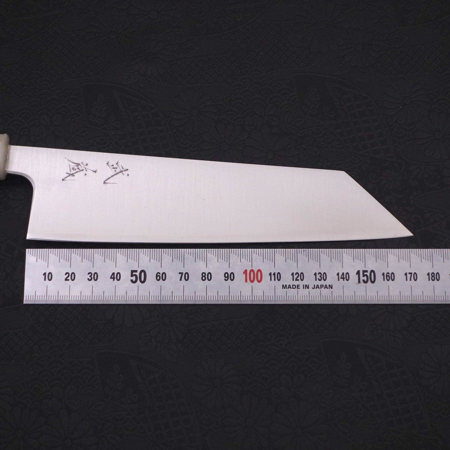 Bunka Silver Steel #3 Polished Ocean White Handle 170mm