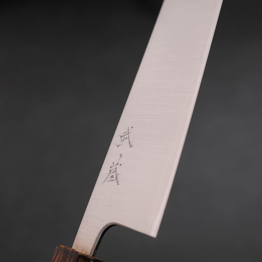 Bunka Silver Steel #3 Polished Sumi Urushi Handle 170mm