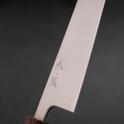 Bunka Silver Steel #3 Polished Sumi Urushi Handle 170mm
