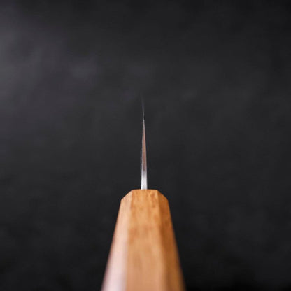 Bunka Silver Steel #3 Polished Yaki Urushi Handle 170mm