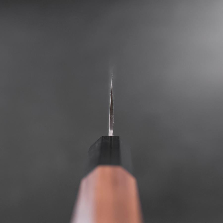 Bunka Silver Steel #3 Tsuchime Damascus Walnut Handle 150mm