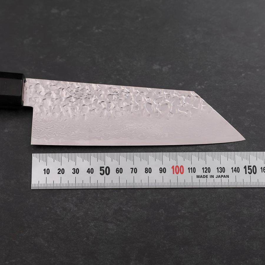 Bunka Silver Steel #3 Tsuchime Damascus Walnut Handle 150mm