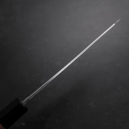 Bunka Stainless Clad Blue Steel #2 Kurouchi Walnut Handle 165mm